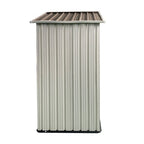 Capannone da giardino di stoccaggio all’aperto 5FTx3FT Tetto bianco