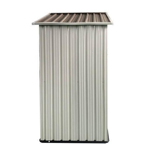 Capannone da giardino di stoccaggio all’aperto 5FTx3FT Tetto bianco